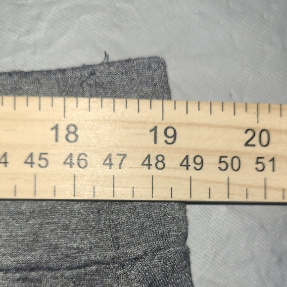 Maxi Skirt Charcoal Gray Soft Stretchy Comfortable Pull On Yoga 2X Flat Waist - Picture 4 of 7